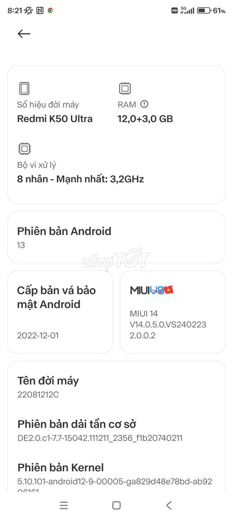 Фото 2: Xiaomi Redmi K50 Ultra 12GB/256GB как новый