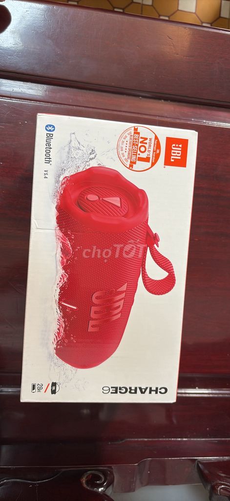 Колонка Bluetooth JBL Charge 6 Красная, не активирована