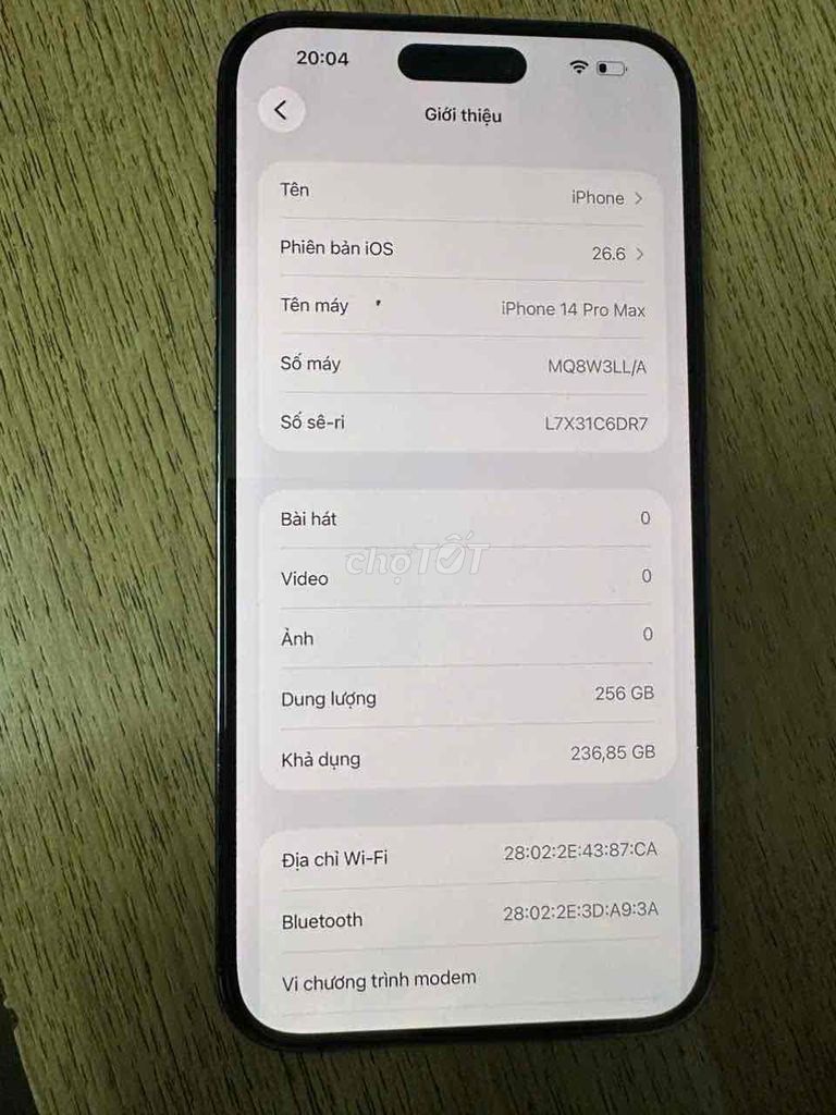 Apple iPhone 14 Pro Max 256GB Фиолетовый
