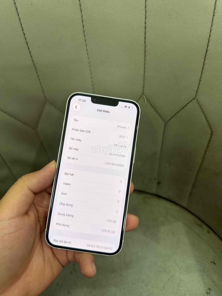Фото 2: iPhone 13, Full zin, hỗ trợ trả góp 0đ