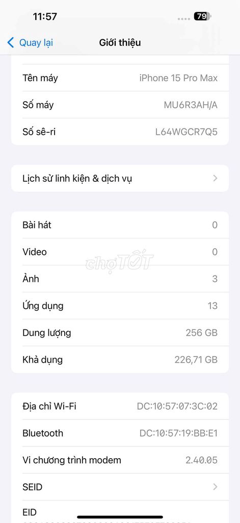 Фото 3: Apple iPhone 15 Pro Max 256GB