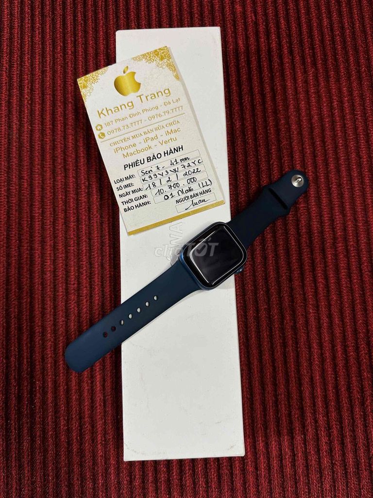 Apple Watch Series 7 GPS Xanh 41mm Like New