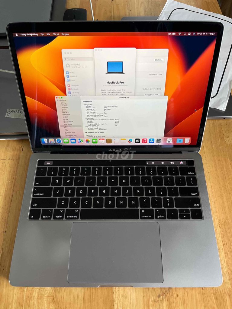 MacBook Pro 2019 i5 Ram 16gb Ssd 256gb