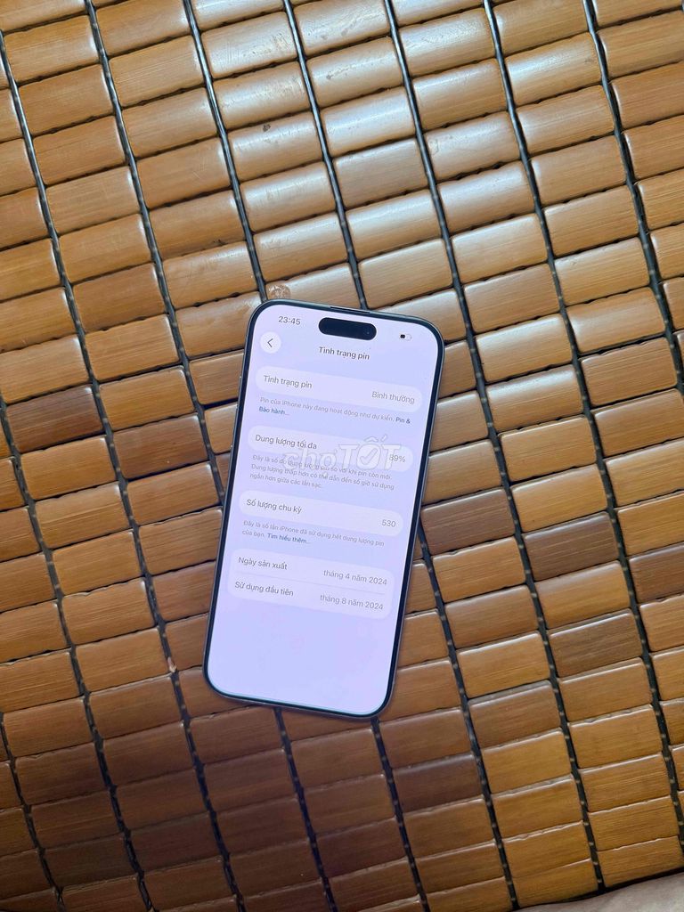 Фото 2: Apple iPhone 15 Pro 128GB Mỹ Nguyên zin