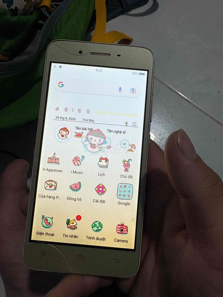 Vivo Y53 золотой, аппарат в хорошем состоянии