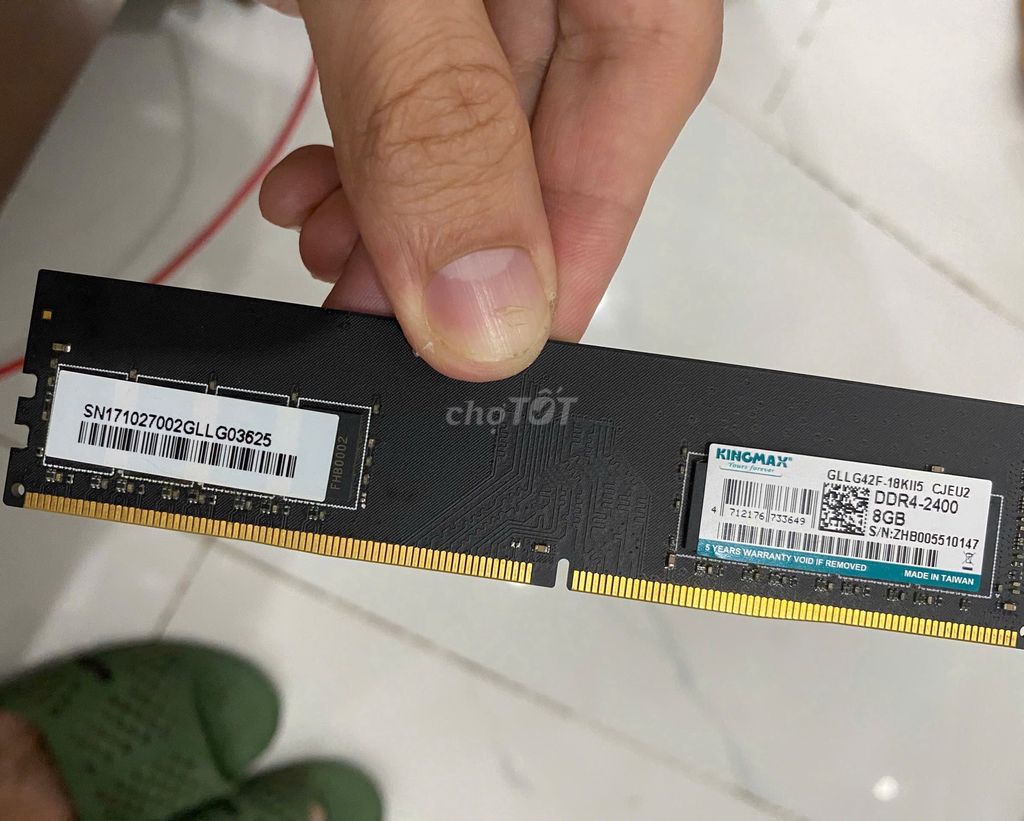 RAM Kingmax 8GB DDR4 2400MHz, как новая