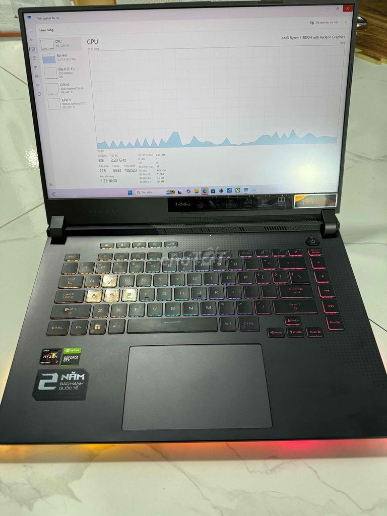 Фото 3: ROG Strix G531JH R7-4800H 15.6 inch 8GB/512GB