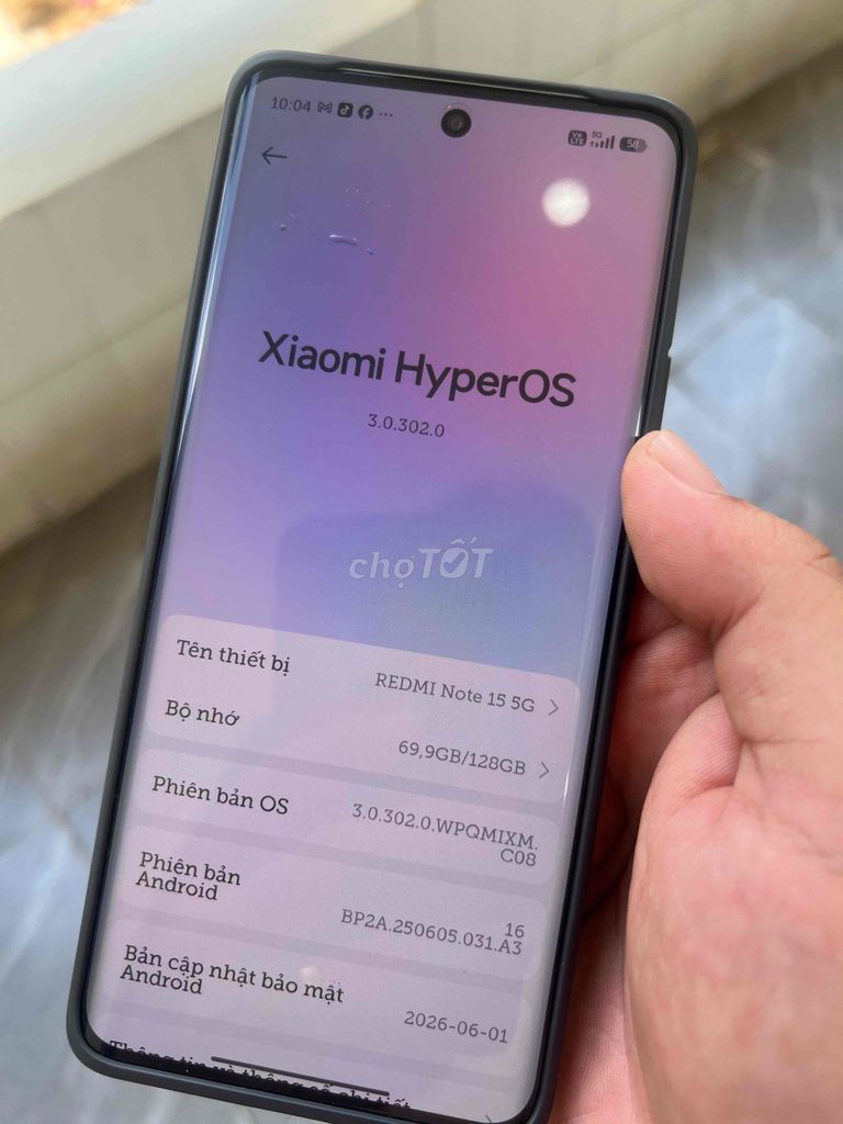 Xiaomi Redmi Note 15 5G 128GB синий