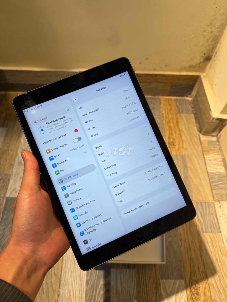 Фото 3: iPad Gen 9 Wifi 64GB Серый
