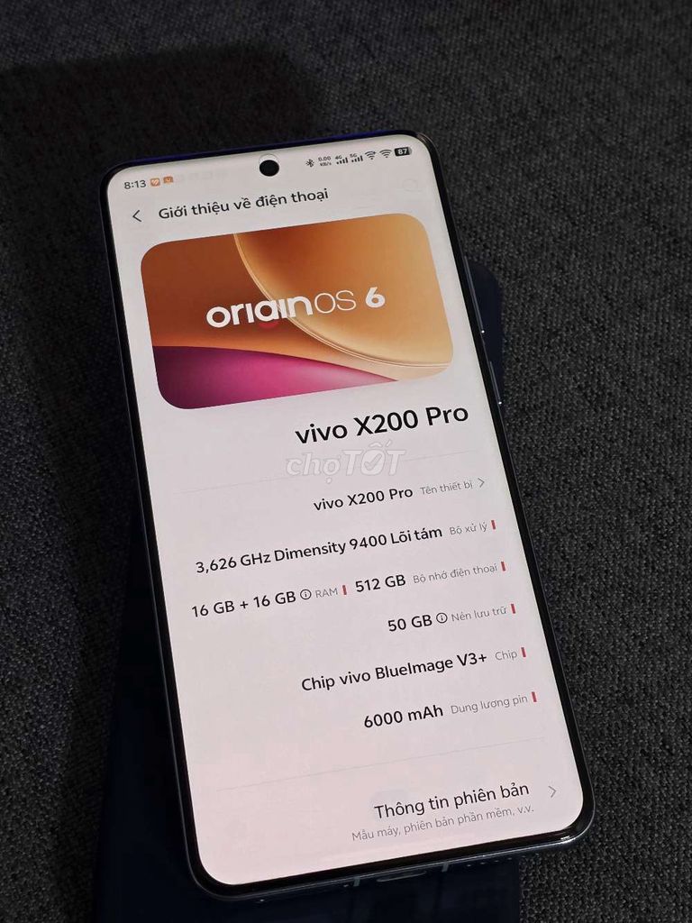 Vivo X200 Pro 512GB Xanh
