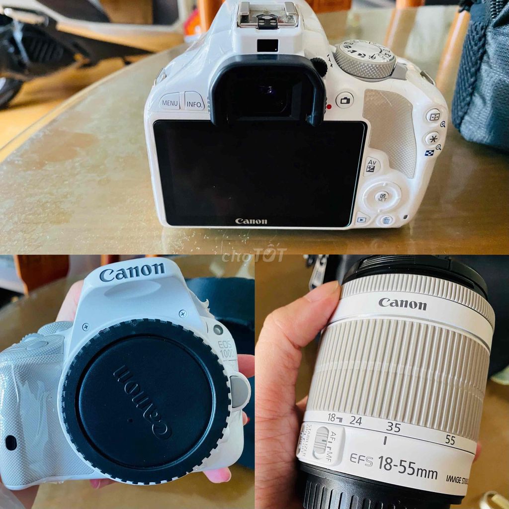 Фотоаппарат Canon EOS 100D белый с объективом EFS 18-55mm