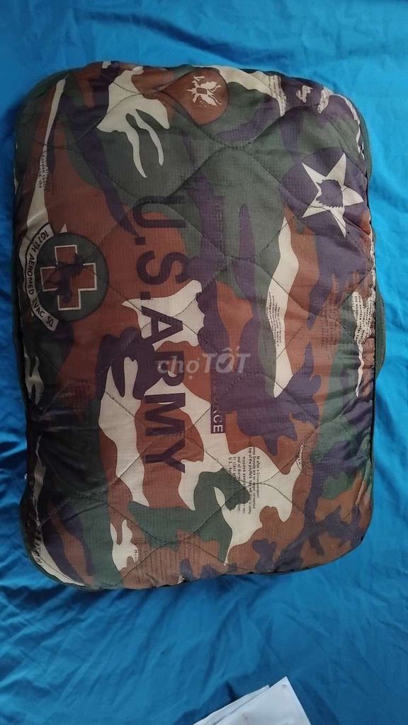 Гамак для сна U.S. ARMY, ткань парашютная, камуфляж, для кемпинга