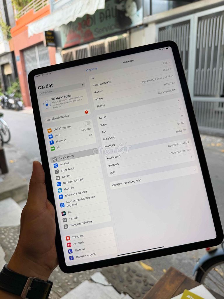 Фото 2: iPad Pro (12,9 дюйма) (3-е поколение) 64G, аккумулятор 88%