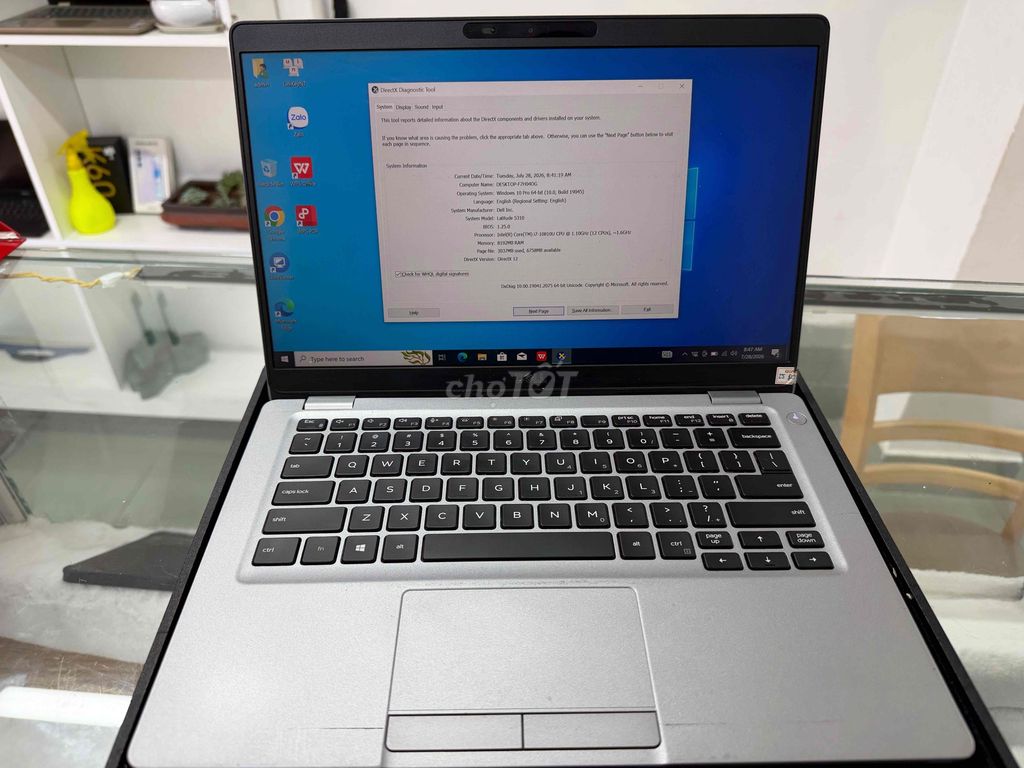 Dell Latitude 5310 i7-10810U 14 inch 8GB/256GB Bạc