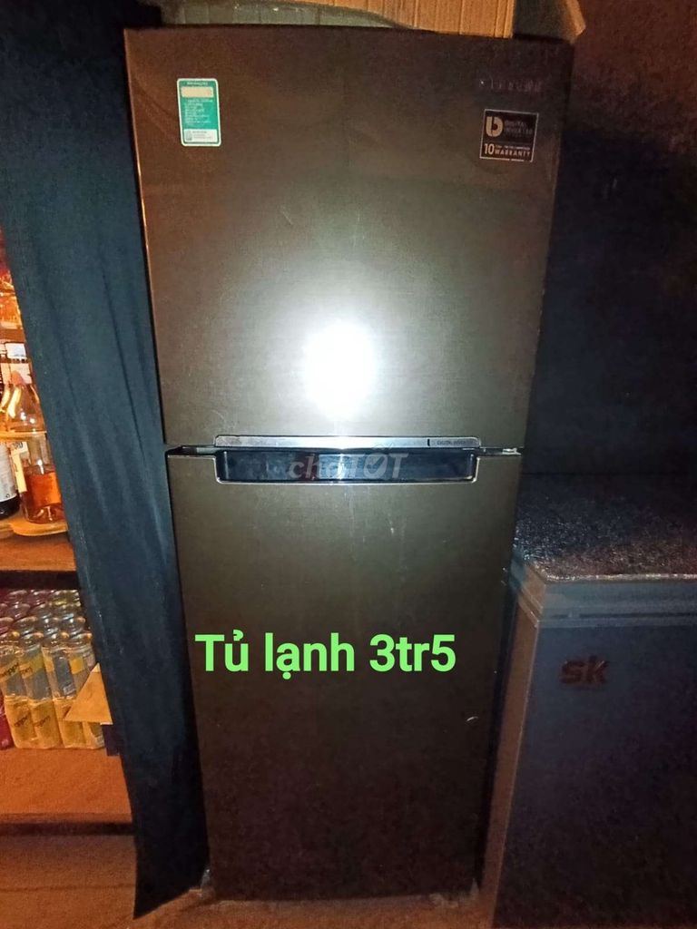 Tủ lạnh Samsung 2 cửa Inverter Đen