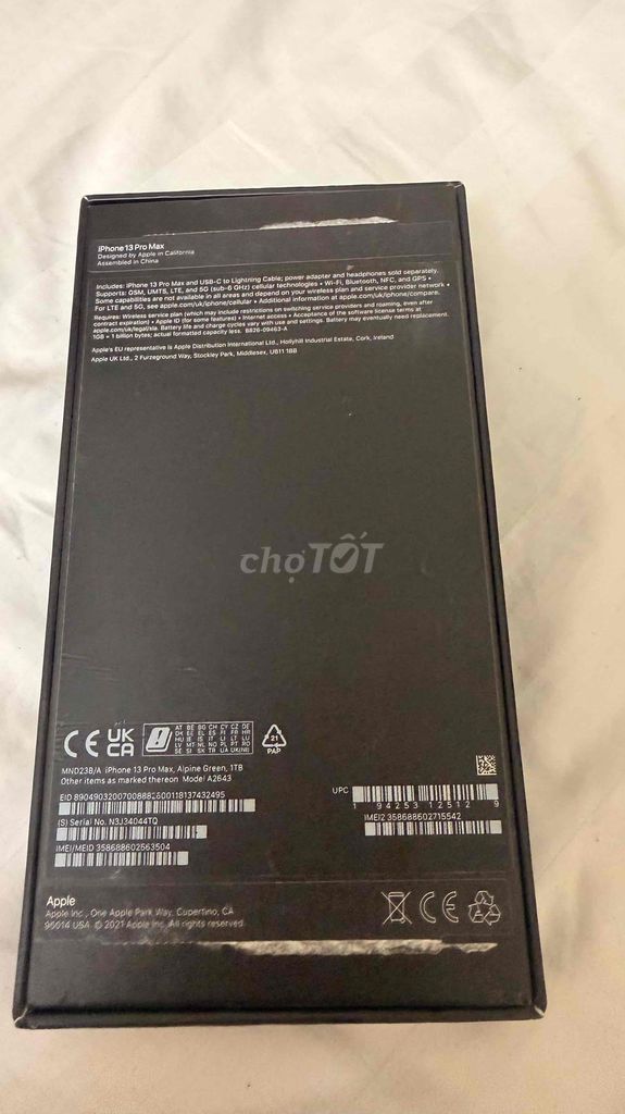 Фото 3: Apple iPhone 13 Pro Max 1TB зелёный 77%