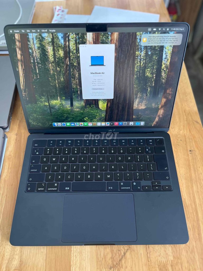 MacBook Air M3 Ram 16GB Ssd 512GB