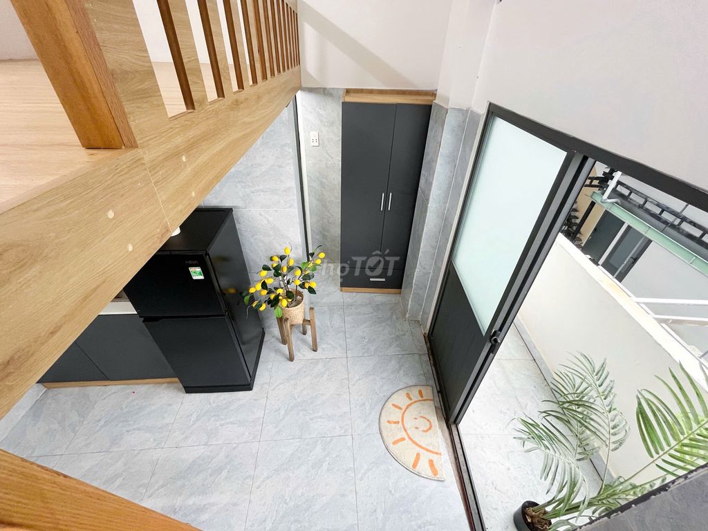 DUPLEX С БАЛКОНОМ - ОКНО, СВЕЖИЙ ВОЗДУХ, РЯДОМ DƯƠNG QUẢNG HÀM - LÊ ĐỨC THỌ