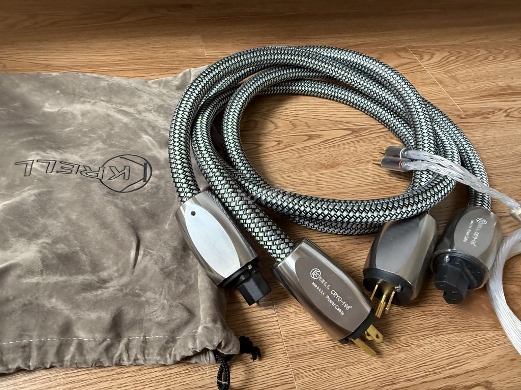 Силовой кабель Krell CRYO-196 Silver, Black