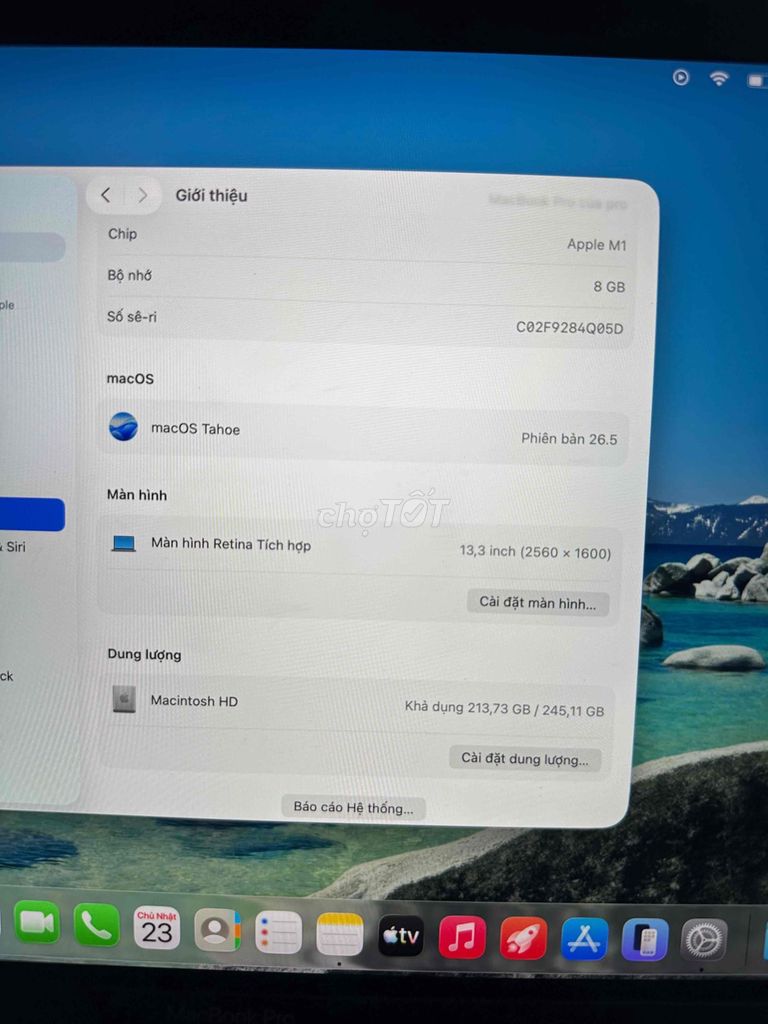Фото 3: Apple Macbook Pro M1 13 inch 8GB/256GB Серый