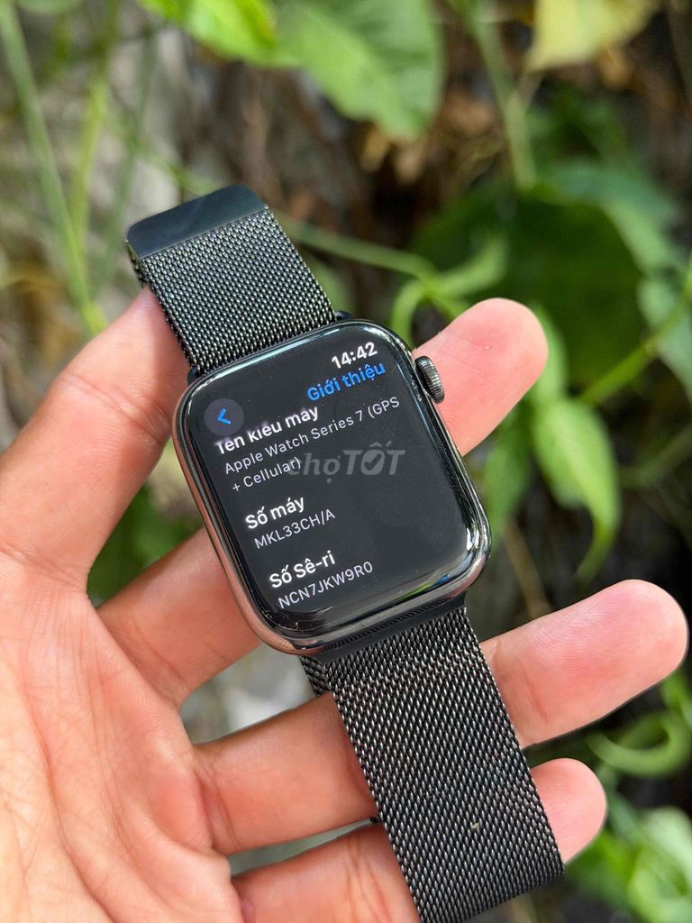 Apple Watch Series 7 GPS + Cellular 45mm Черная Сталь