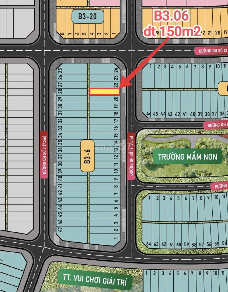 Собственник продает участок в Hoi An Green Village 150м2 дорога 7.5м цена 12 млн/м2