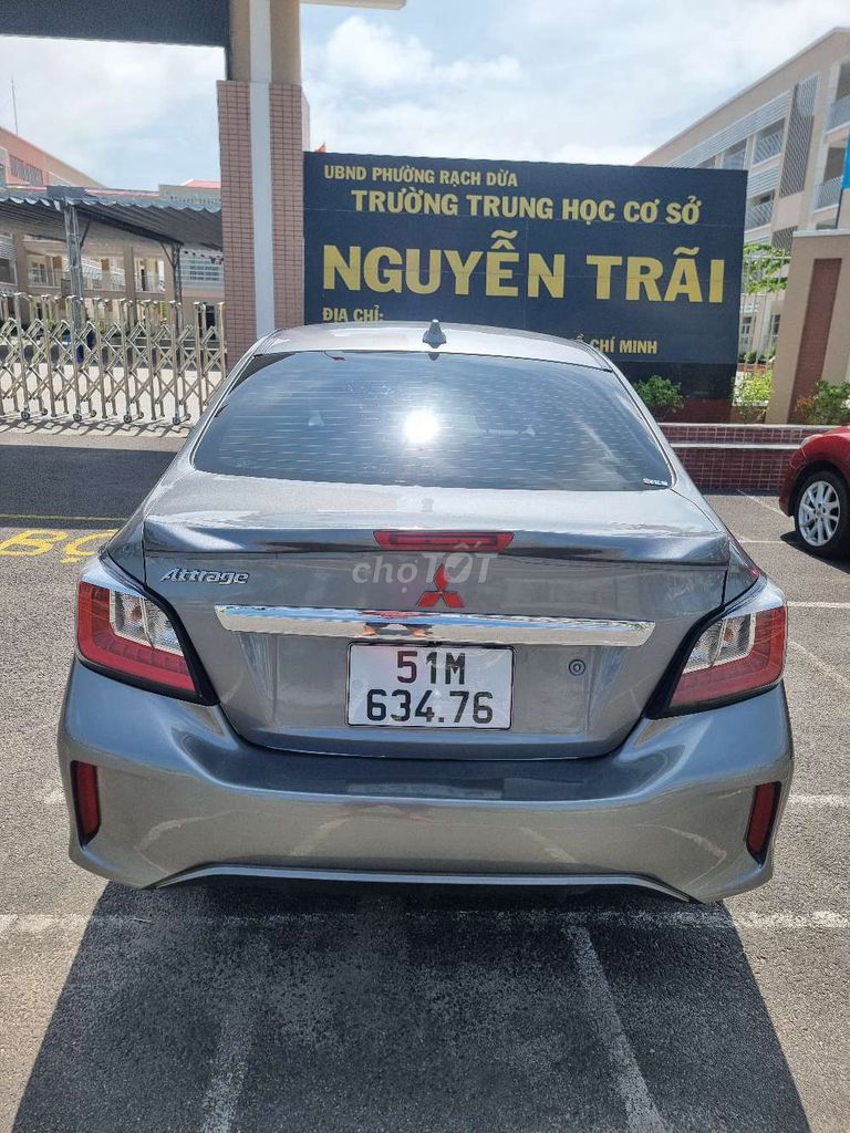 Mitsubishi Attrage 2020 серо-голубой 1.2L