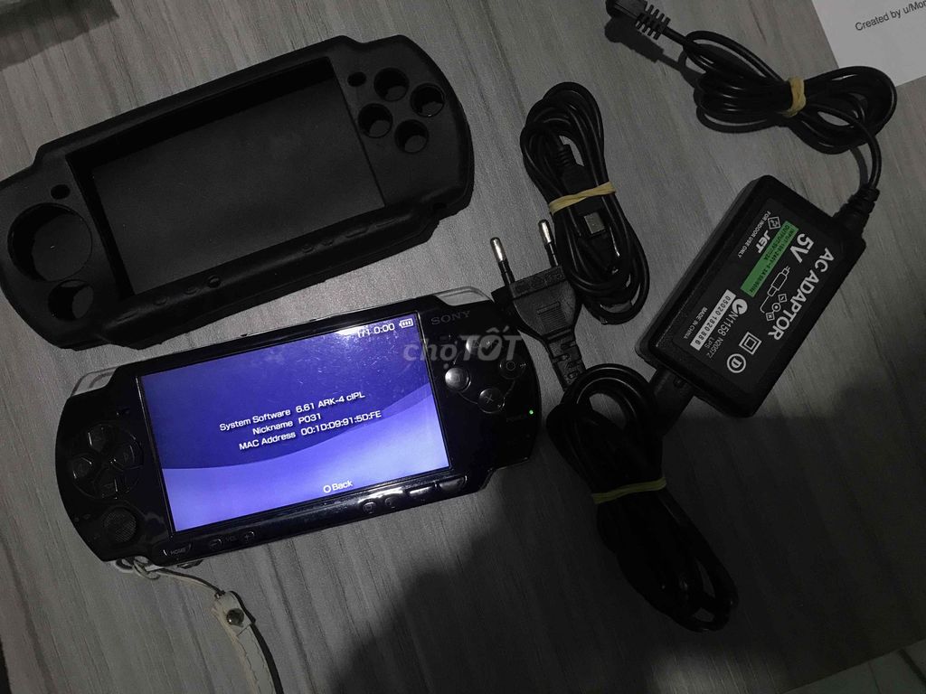 Игровая консоль Sony PSP 2000 черная