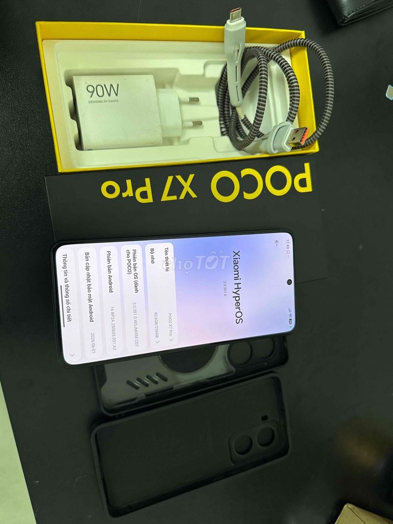 Poco X7 Pro 12/256GB fullbox bán gl Vivo
