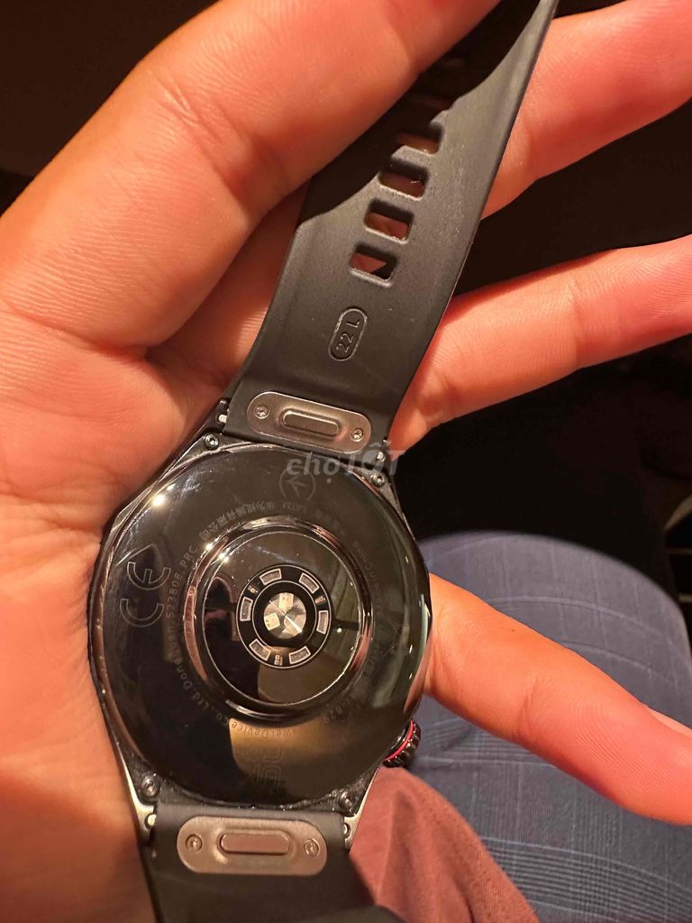 Huawei Watch GT5 Pro Черный Силиконовый Ремешок 46mm