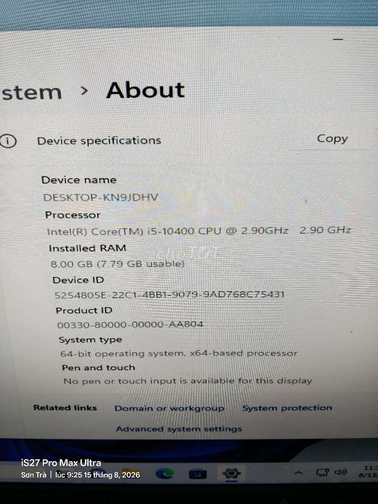 ПК с мощным чипом i5 10400, 8/120GB SSD, всё оригинальное, распродажа