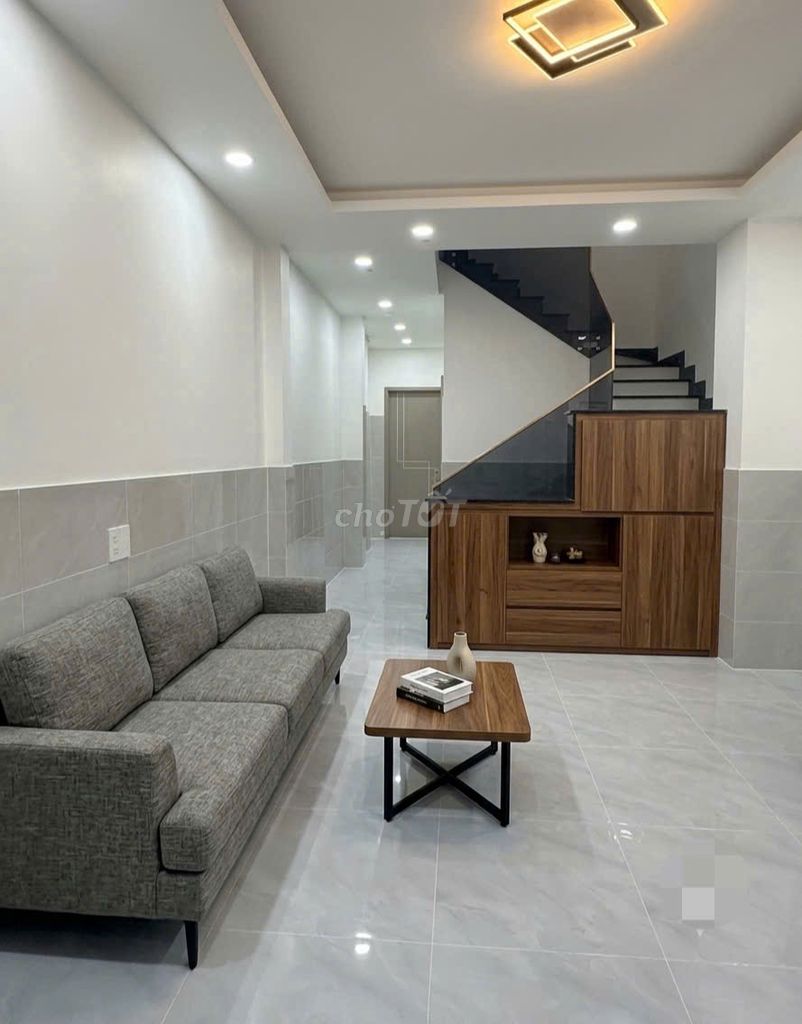 Переулок для автомобилей, 45 м², 2 этажа, новый, красивый, рядом с больницей Gia Định, Bình Thạnh