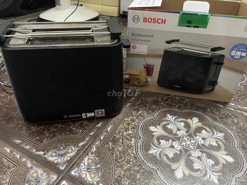 Тостер Bosch MyMoment 2 слота черный