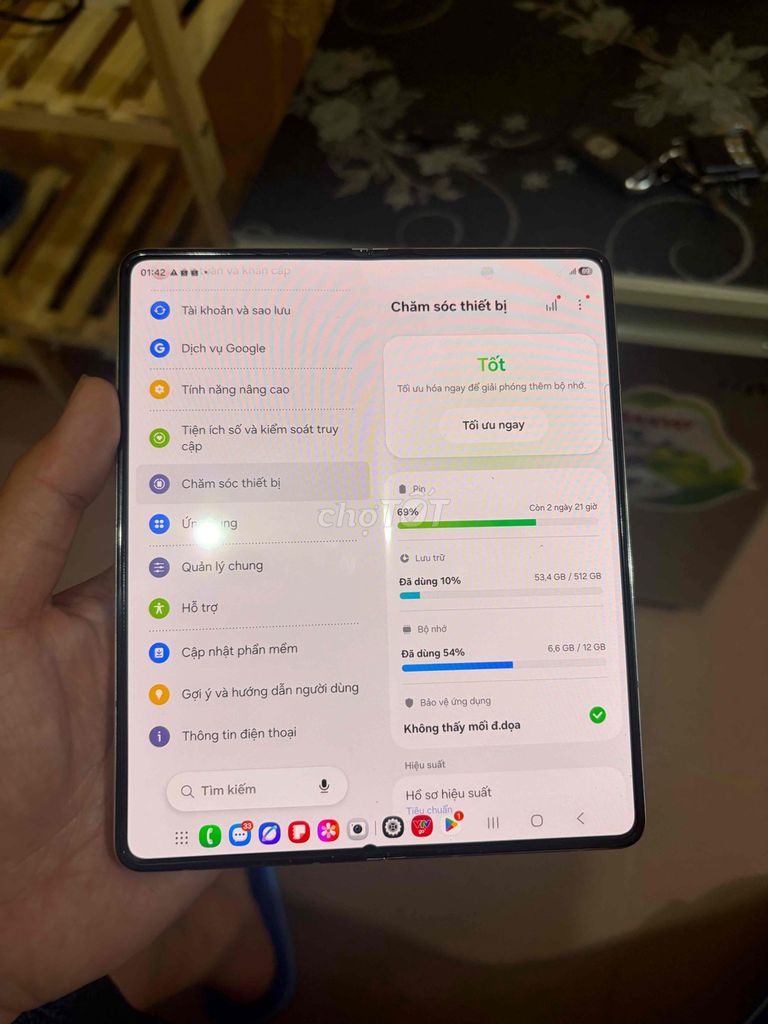 Samsung Zfold 5 512GB Белый Корея Б/У