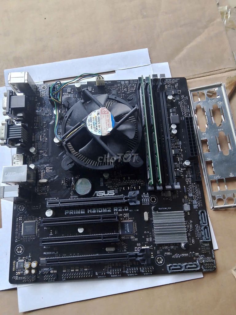 Фото 3: Материнская плата ASUS H310M2 R2.0/FPT II-SI + i5-9500 + ОЗУ 8GB
