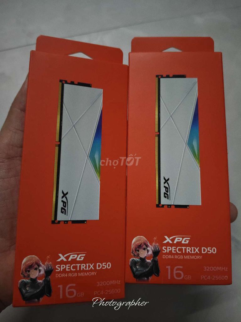 (новая) Ram XPG D50 DDR4 16GB RGB White