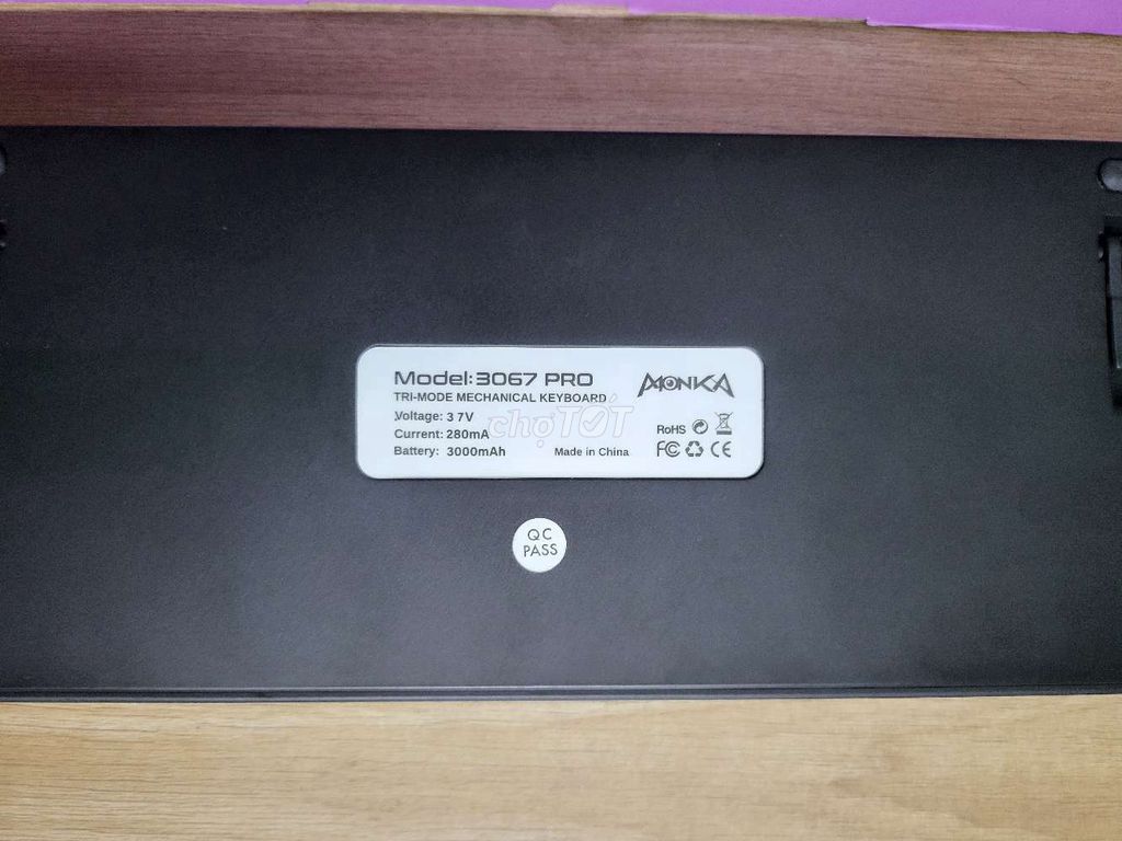 Фото 3: Механическая клавиатура Monka 3067 Pro Fullbox 98%