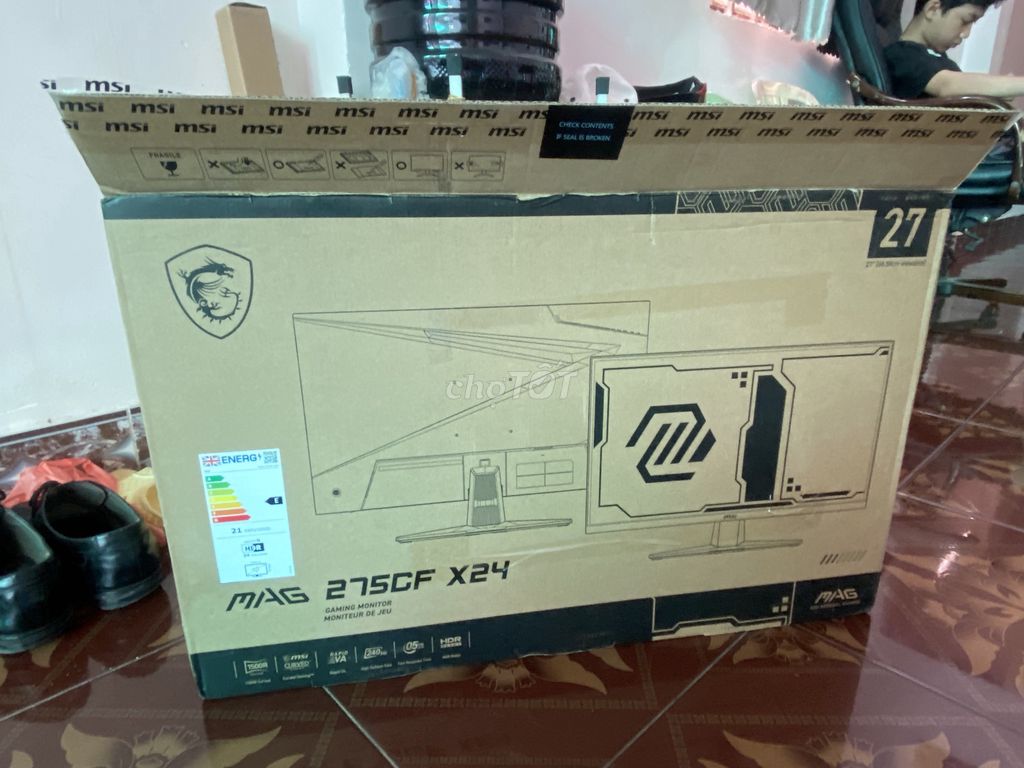 Игровой монитор MSI MAG 275CF X24 27 дюймов 240Гц
