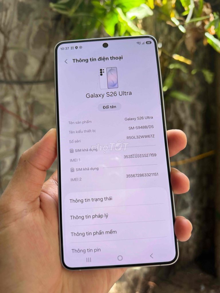 Фото 3: S26 Ultra 12/256GB 5G Likenew Chính Hãng VNA
