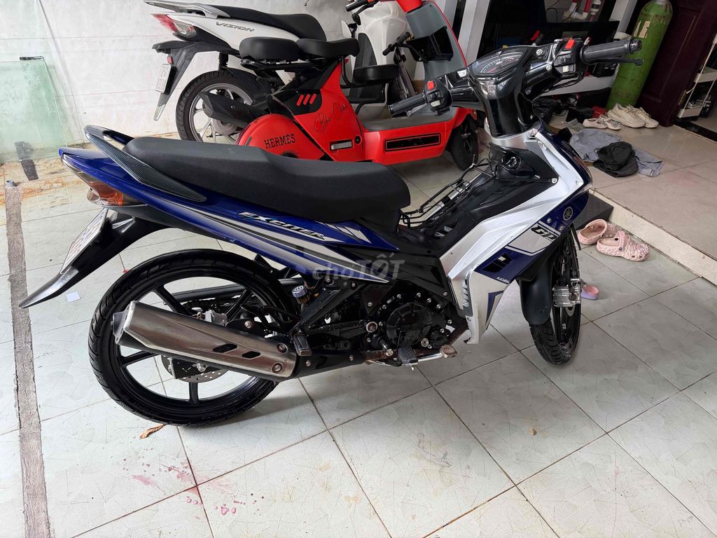 Yamaha Exciter 2013 сине-белый, амортизатор RCB