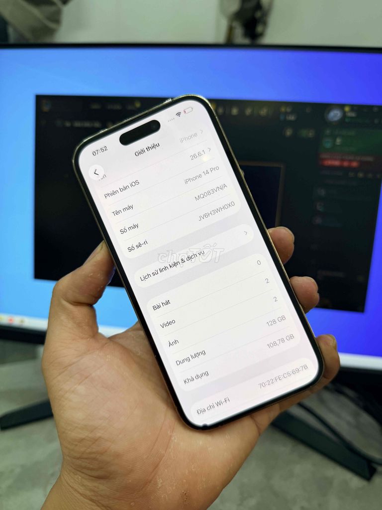 Apple iPhone 14 Pro 128GB золотой