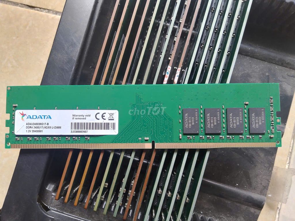RAM ADATA DDR4 8GB 2400MHz Зеленая