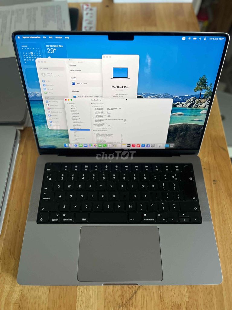 Apple MacBook Pro M1 Pro 14 inch 16GB/1TB SSD Серый