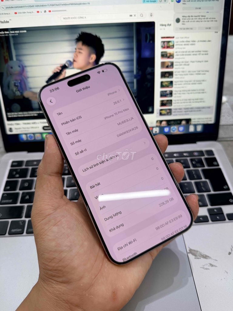 Фото 2: Apple iPhone 15 Pro Max 256GB Titan Tự Nhiên