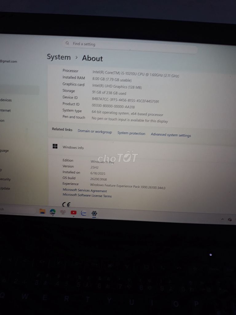 Laptop Thinpax X13