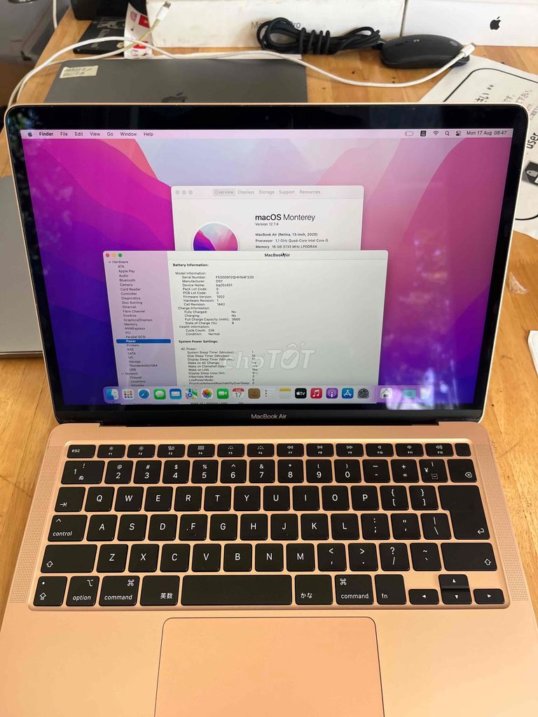 Фото 2: MacBook Air 2020 i5 Ram 16GB Ssd 512GB