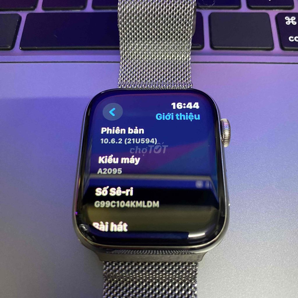 Apple Watch Series 5 Стальной серебристый (44mm) LTE – Отличное состояние