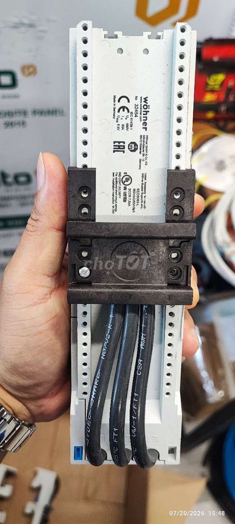 Wohner Busbar Adapter 32454 - 63A/ 690VAC