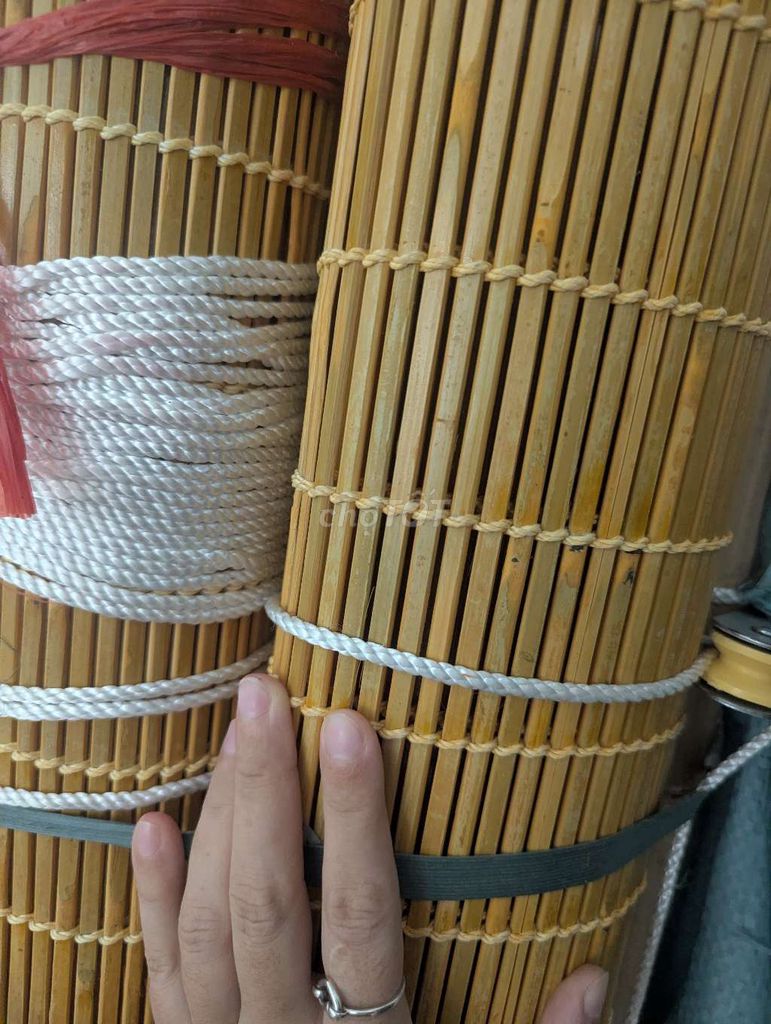 Рулонная штора из бамбука, золотисто-коричневая, солнцезащитная, 2м x 1.5м