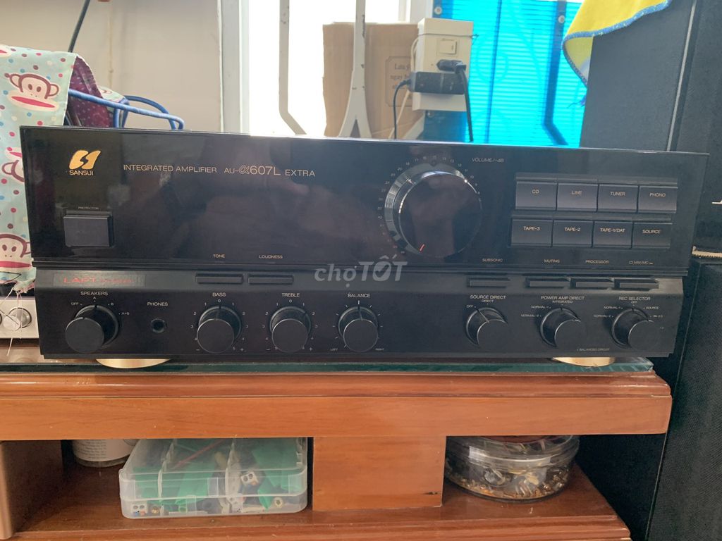 Усилитель Sansui AU-α607L EXTRA черный, отличное состояние, 90